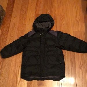 Snow ski jacket Black boys size S Old Navy